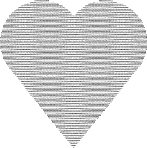 Generator ascii heart ASCII Character