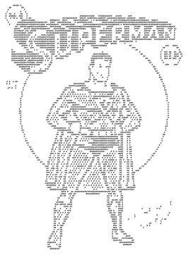 Superman ASCII Art Superman