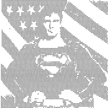 Superman ASCII Art Superman