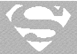 Superman ASCII Art Superman