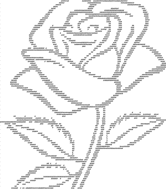 ascii art rose, rose ascii art, ascii art small rose,